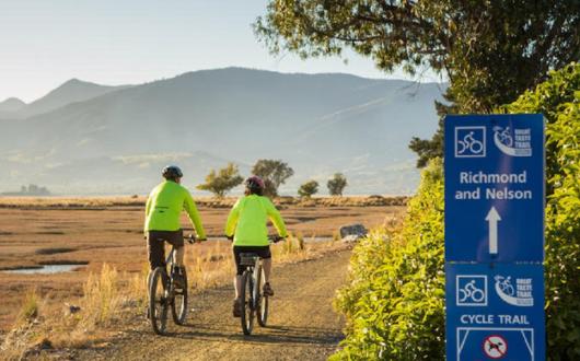 Cycling in the Abel Tasman
