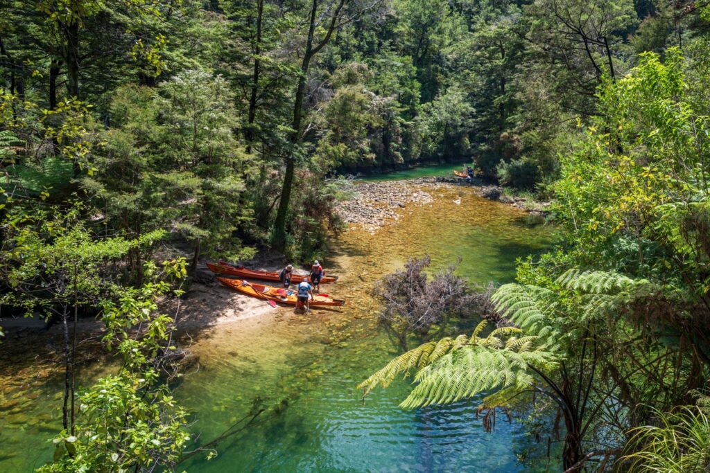 Kayaking Abel Tasman Rivers, taken by Oliver Weber, credit www.nelsontasman.nz