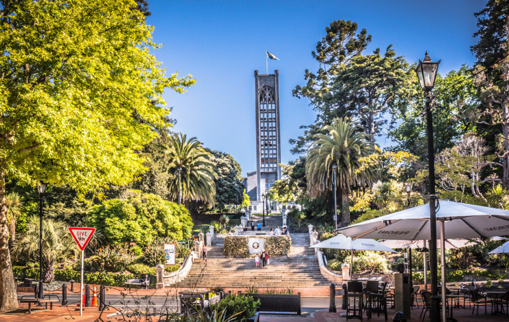 Trafalgar Street Church Steps, Nelson, New Zealand