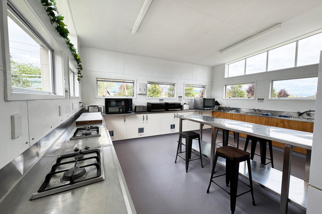 Kitchen area for the Basic Cabins