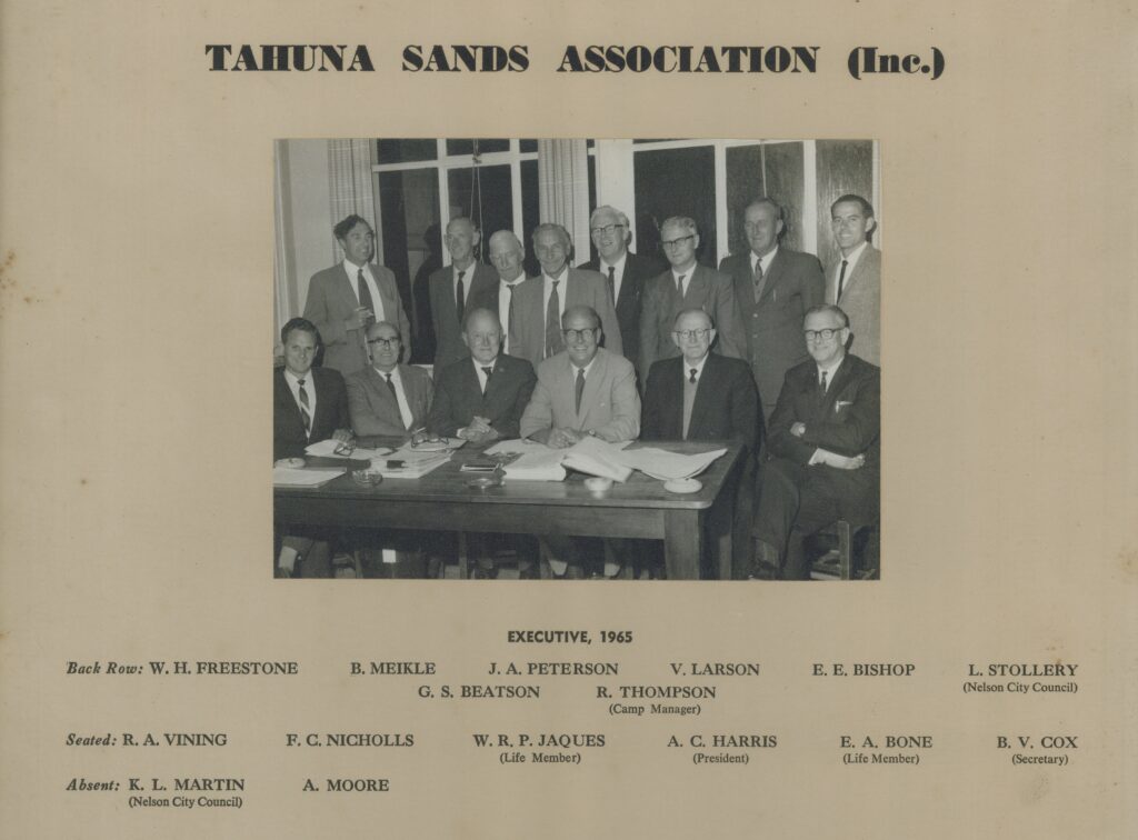 Tāhuna Beach Camp Inc executive 1965