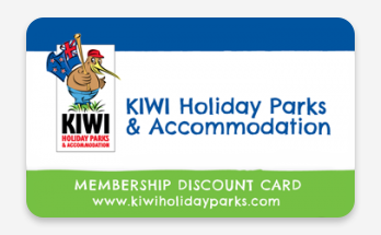 Kiwi Holiday Parks & Accomodation VIP Membership Discount Card