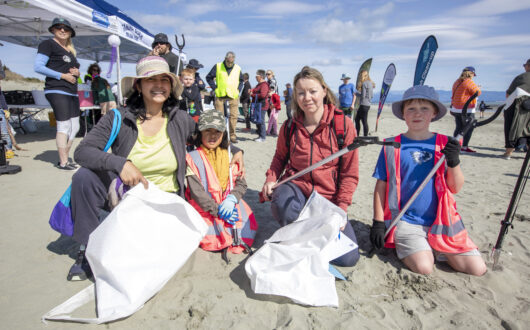 Picture by Tim Cuff 28 September 2024 - Tāhuna Beach Holiday Park clean-up at Tāhuna Beach, Nelson, New Zealand