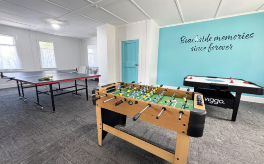 Games Lounge at Tāhuna Beach Holiday Park