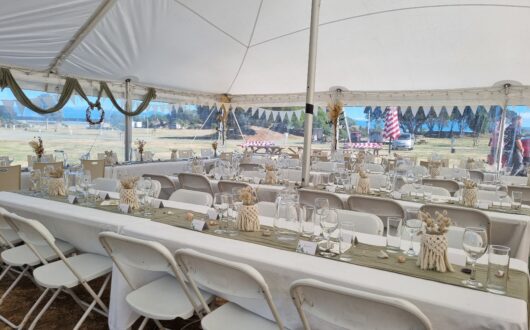 Wedding in the Marquee